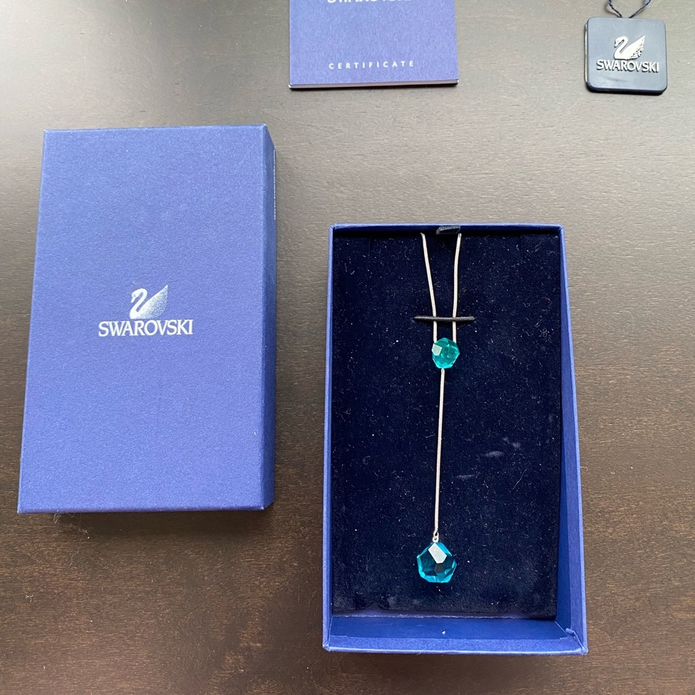 Swarovski Blue Meteorite Pendant